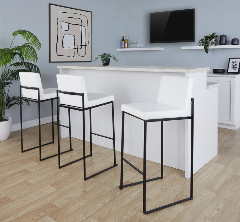 Fuji - Contemporary High Back Barstool Elegant Design by Unique Piece Furniture