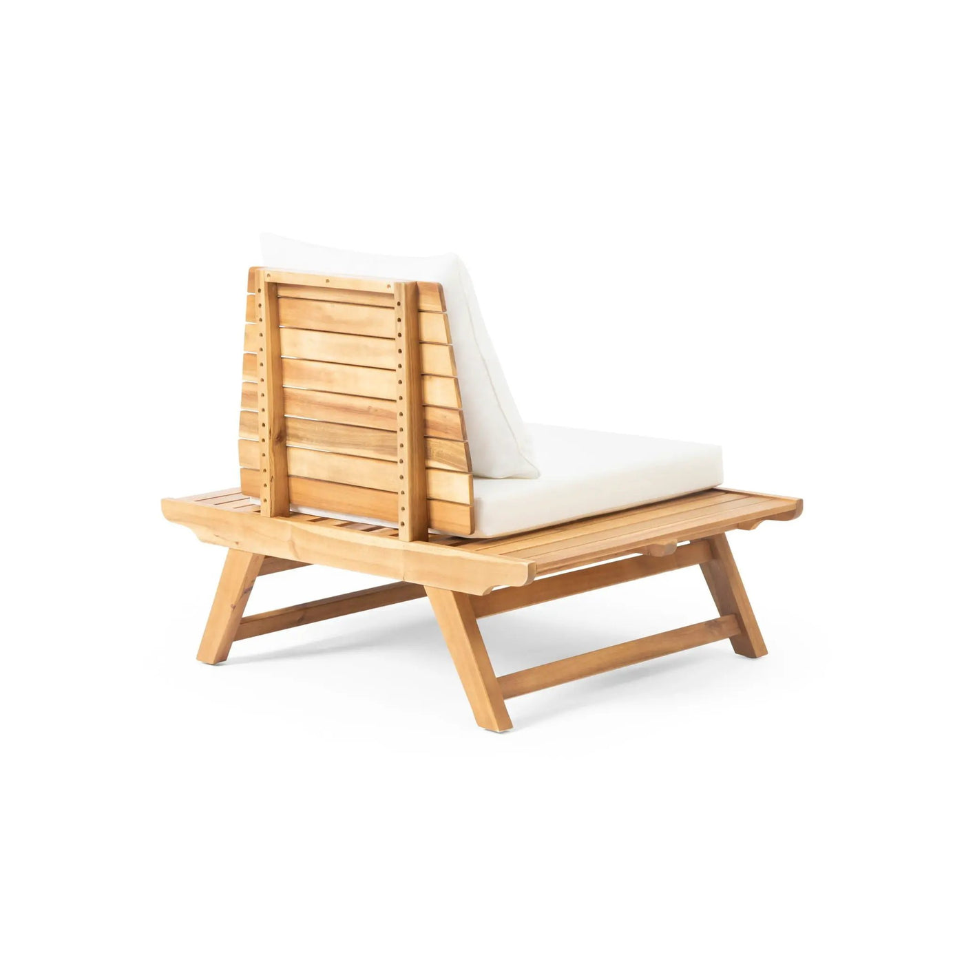 Sedona Outdoor Club Chair With Slatted Design by HouseOfZazla