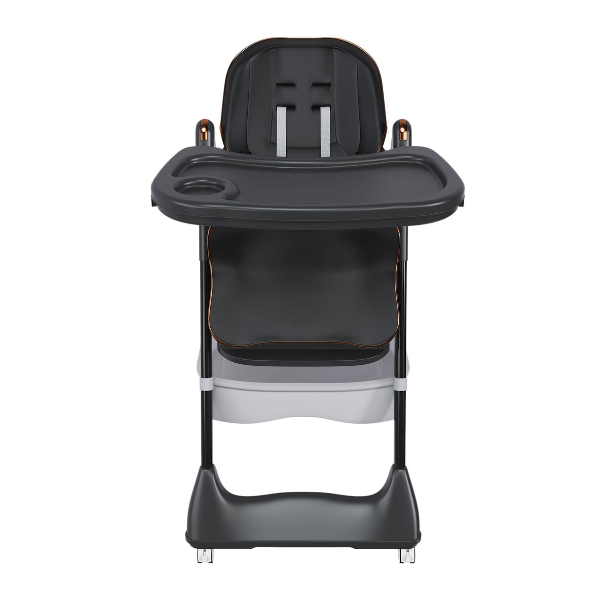 Adjustable Baby High Chair with Safety Belt – Pink, Black or White, photo 2 of 12