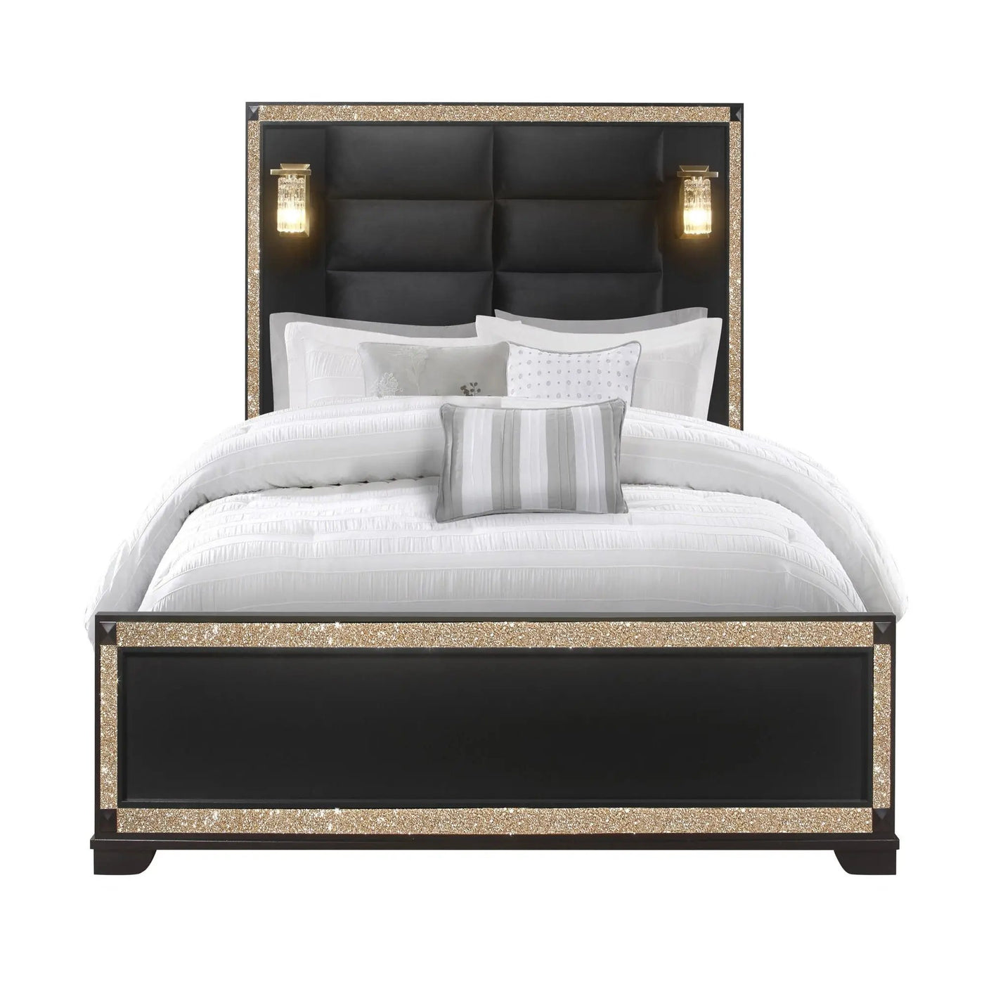 Lively - Bed With Lamps, Elegant Design by HouseOfZazla