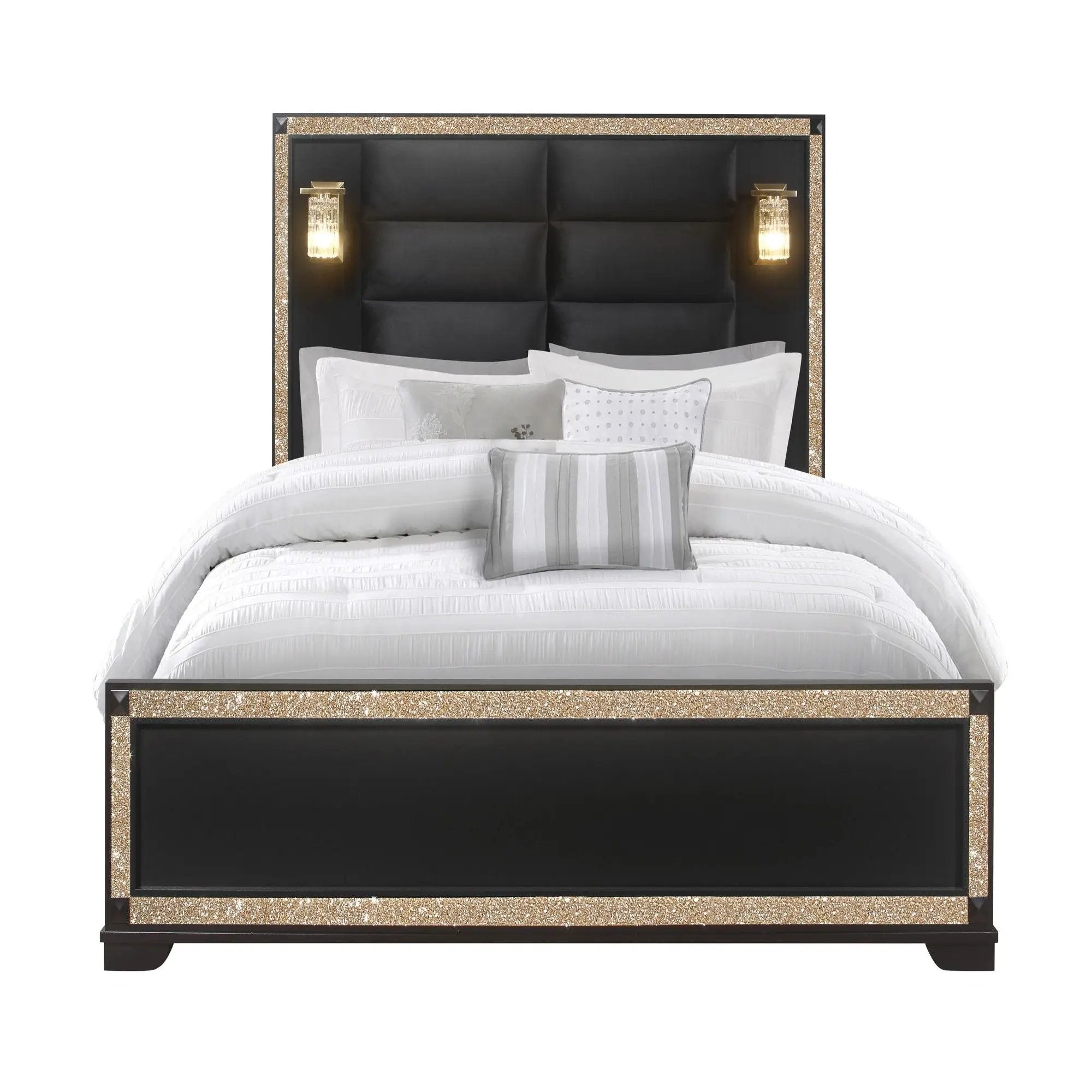 Lively - Bed With Lamps, Elegant Design by HouseOfZazla