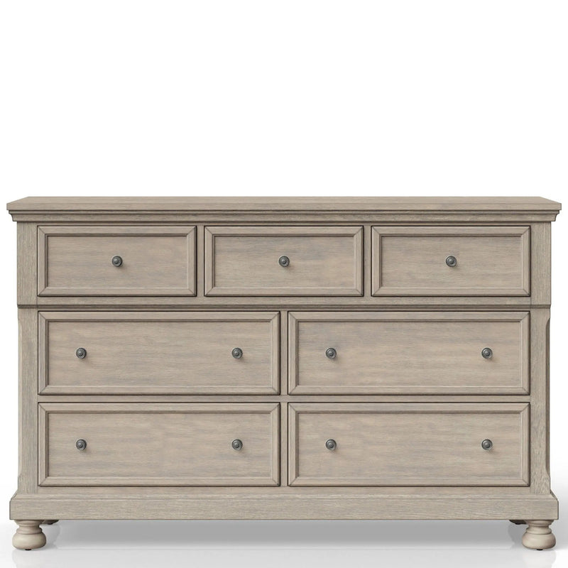 Seven Drawer Dresser - Antique Gray by Unique Piece Furniture