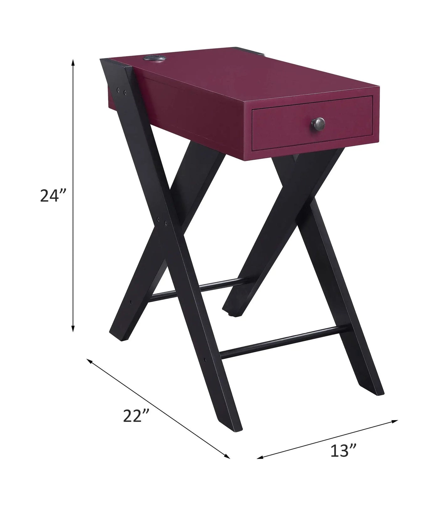 Fierce - Accent Table (USB Charging Dock) by Unique Piece Furniture