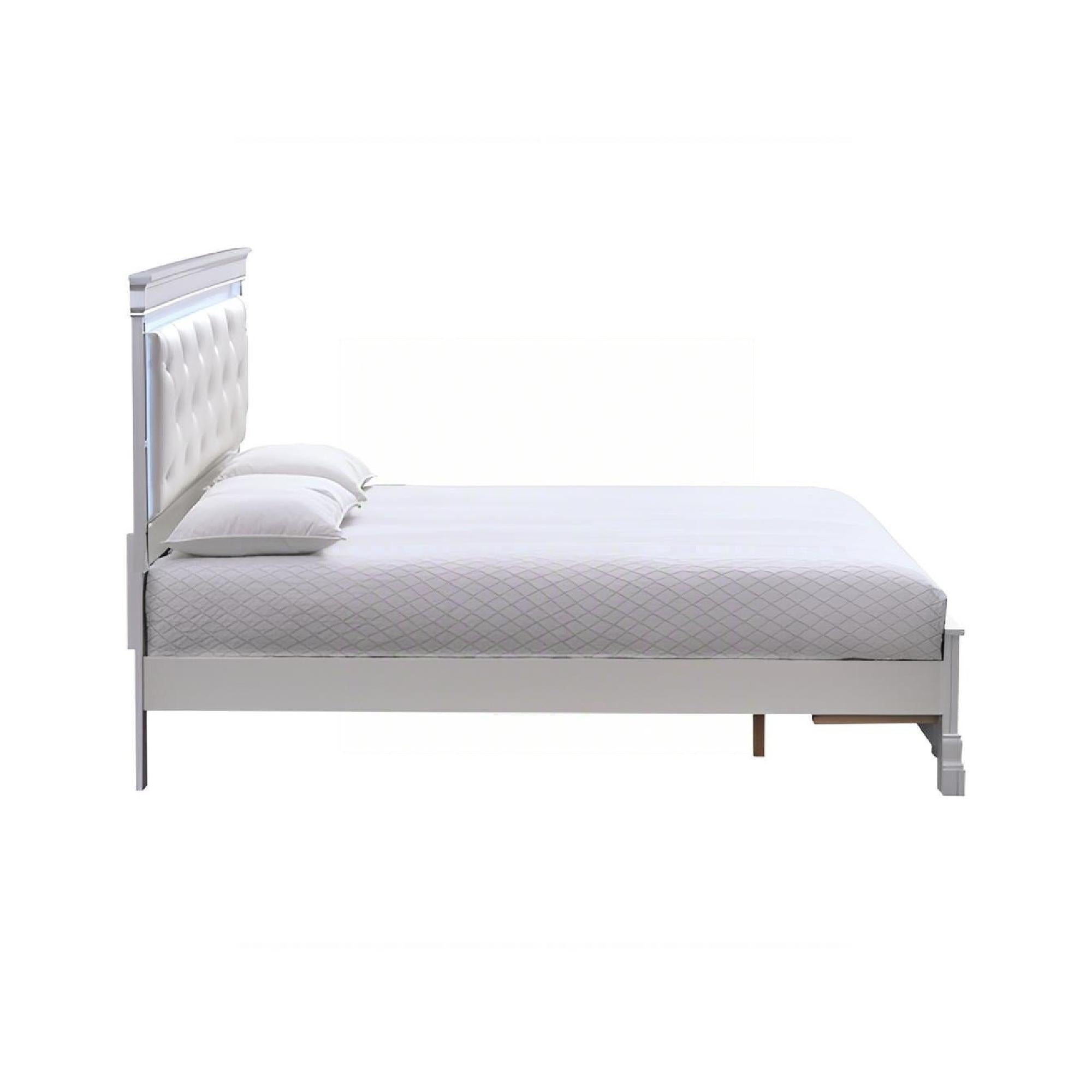 Verona - Bed With LED Accent Lighting, 2 Drawers by HouseOfZazla