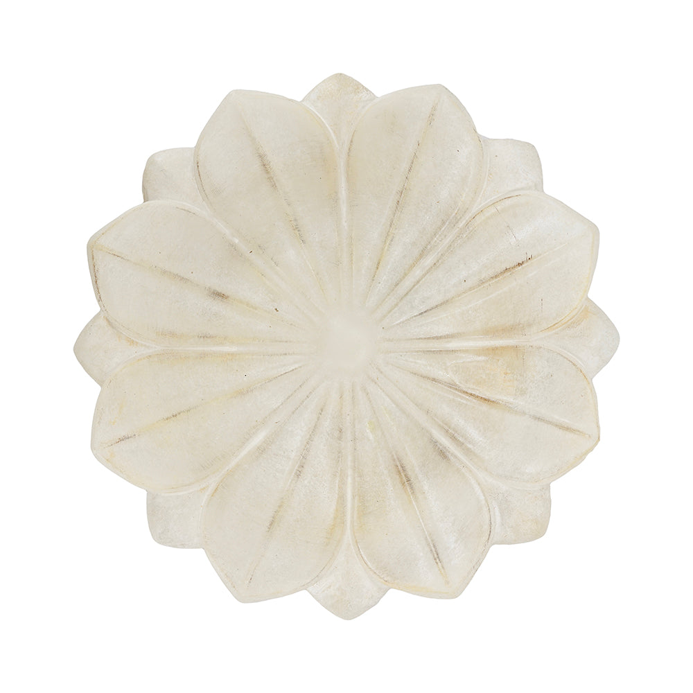 Flower Decorative Bowl - Hand-finished Lotus Bloom, photo 3 of 6