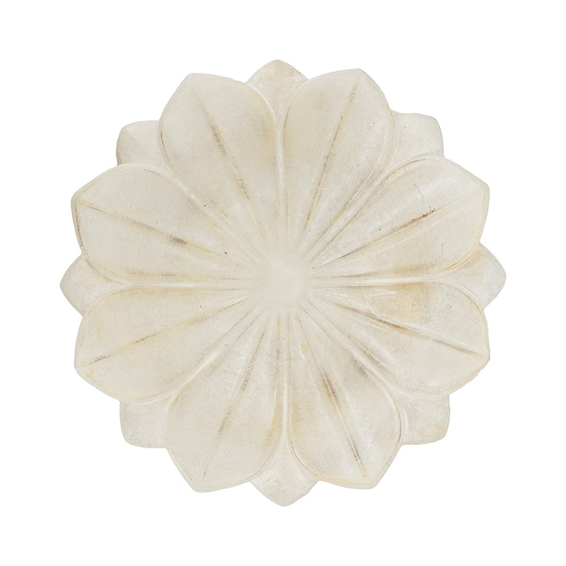 Flower Decorative Bowl - Hand-finished Lotus Bloom, photo 3 of 6
