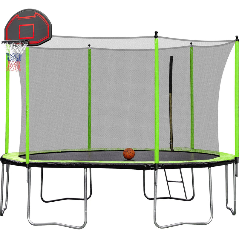 12Ft Trampoline 2023 - Green by HouseOfZazla
