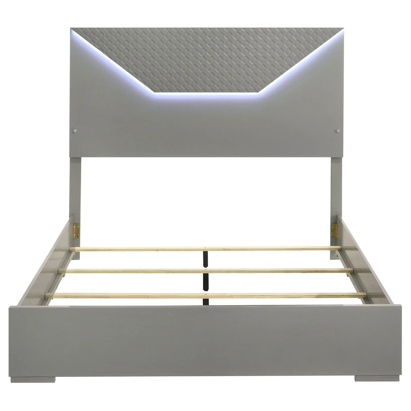 Pierce - Panel Bed LED Headboard by HouseOfZazla