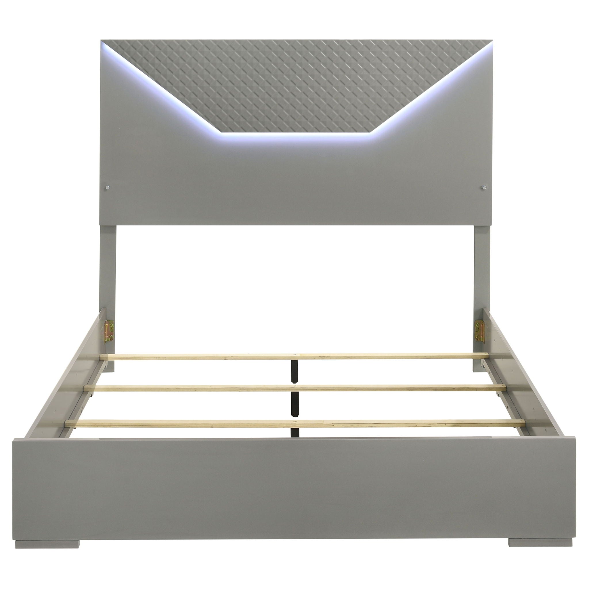 Pierce - Panel Bed LED Headboard by HouseOfZazla