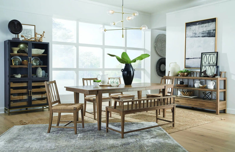 Lindon - Dining Side Chair With Paper Cord Seat (Set of 2) - Light Brown by Unique Piece Furniture