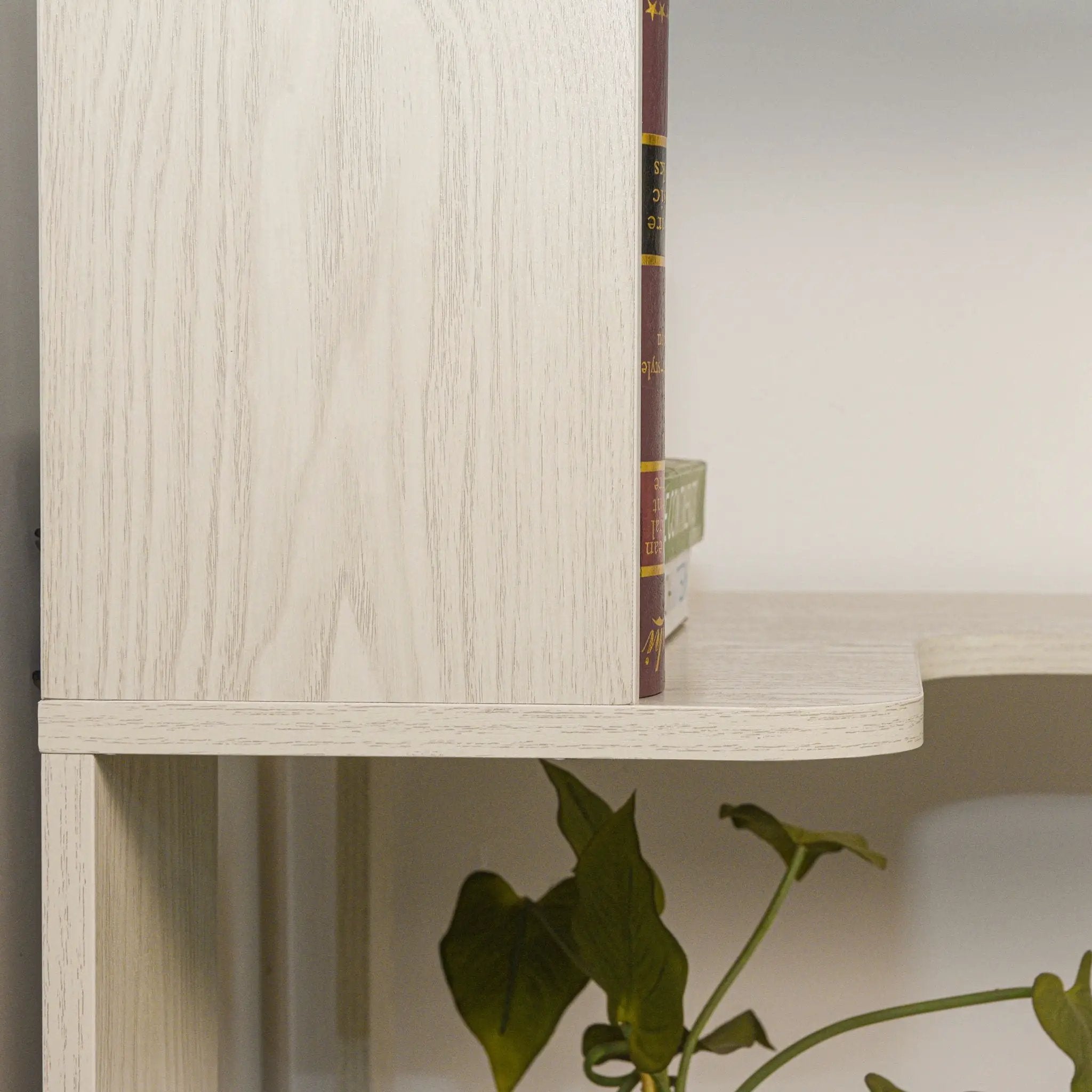 L-Shaped Design Corner Bookshelf