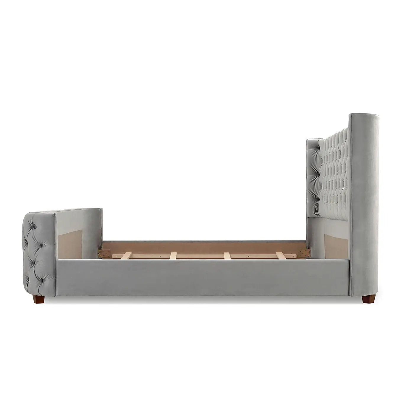 Brooklyn - Tufted Panel Bed Headboard And Footboard Set by HouseOfZazla