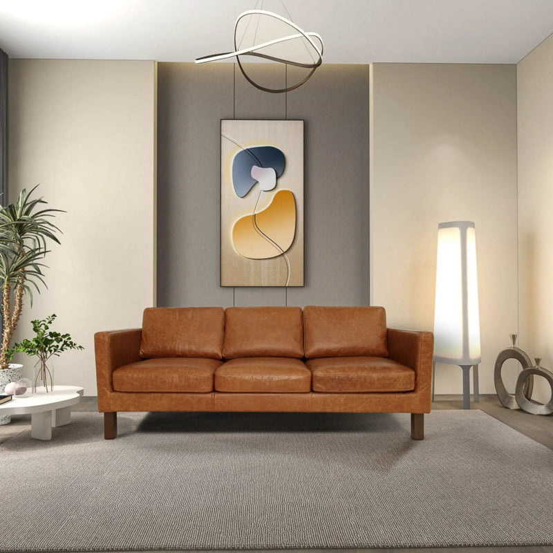 Memphis - Waxy Sofa - Cognac by HouseOfZazla