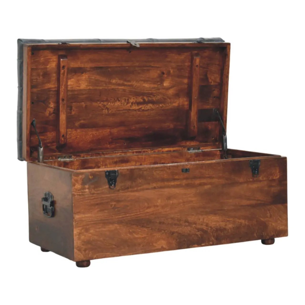 Solid Wood Storage Bench by HouseOfZazla