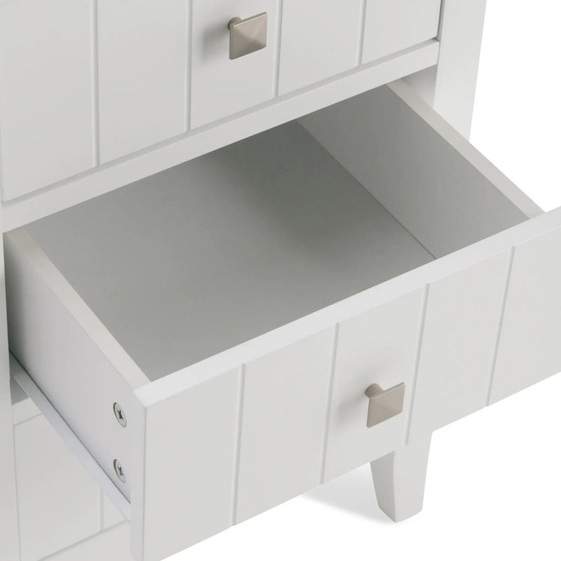 Acadian - 4 Drawer Floor Storage Cabinet - Pure White by HouseOfZazla