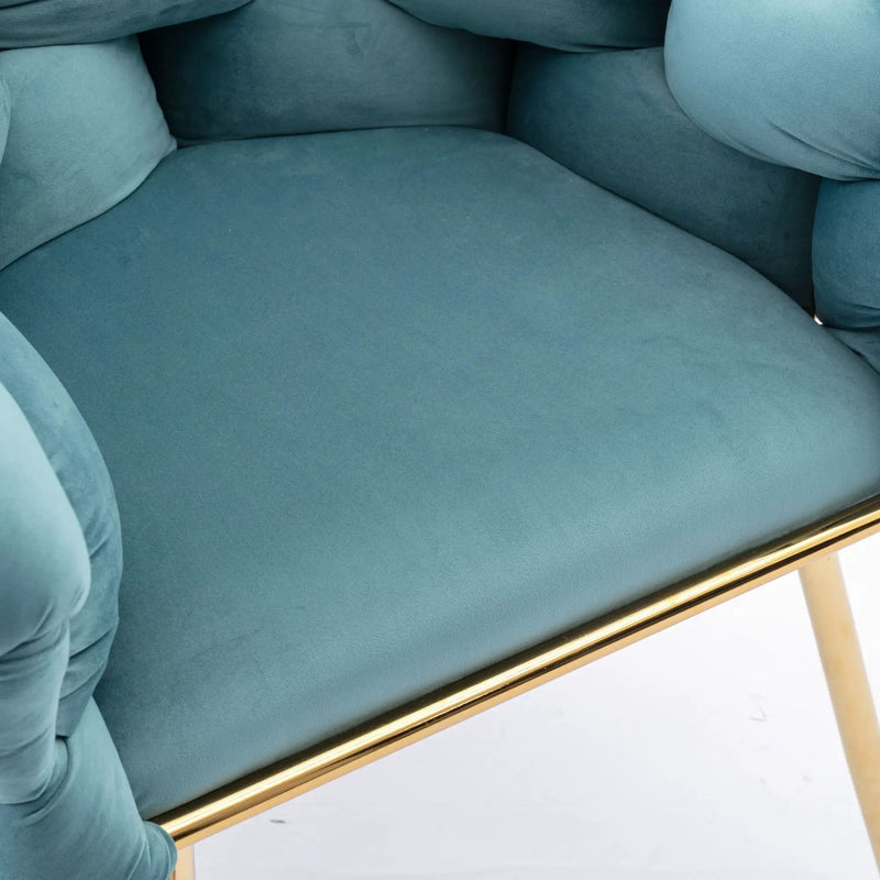 Luxury Modern Simple Leisure Single Sofa Chair Bedroom Lazy Person Household Dresser Stool Manicure Table Back Chair by HouseOfZazla