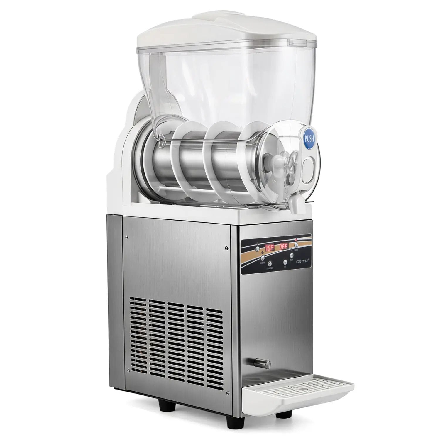 Commercial Slushy Machine 15L Single Tank 550W Freezer by DirectDeals