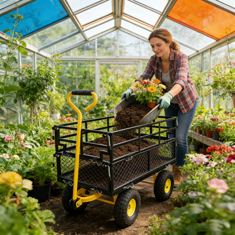 Wagon Cart Garden Cart Trucks Make Transporting Firewood Easier by HouseOfZazla