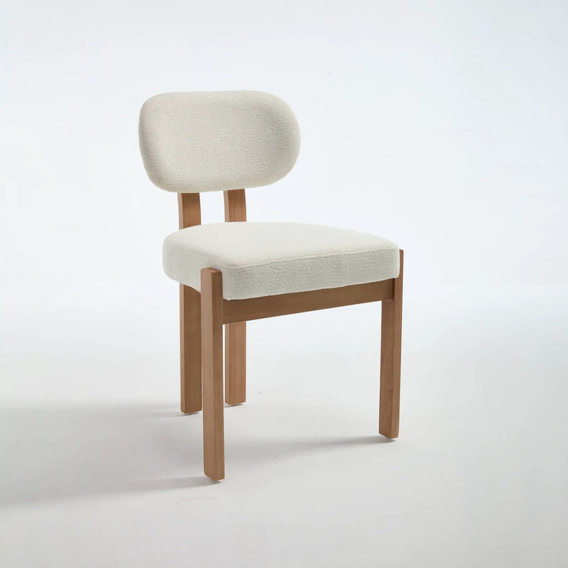 Dining Chairs With Ergonomic Backrest And Adjustable Feet (Set of 2) by Unique Piece Furniture