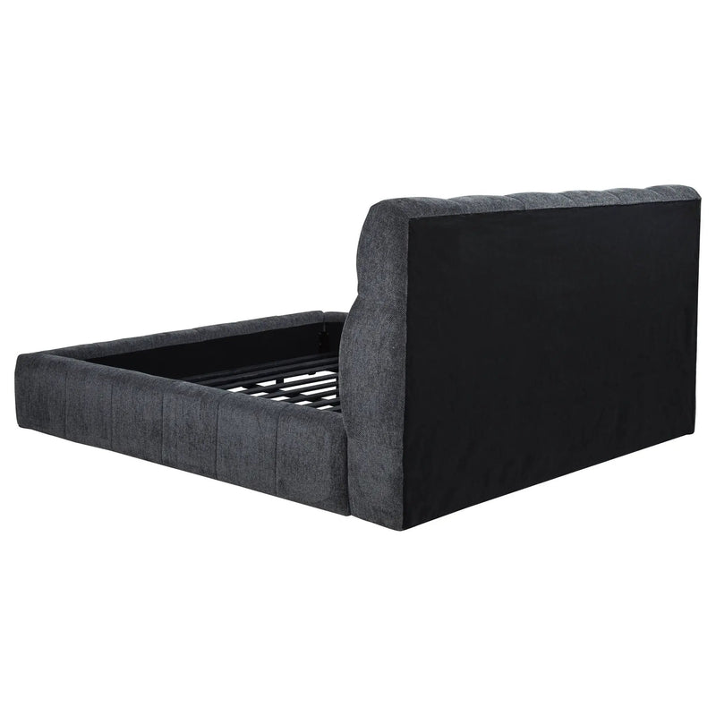 Nollet 48-inch Upholstered California King Platform Bed Grey by Unique Piece Furniture