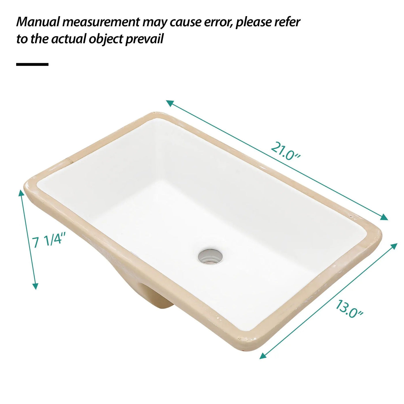 Modern Ceramic Undermount Bathroom Sink With Overflow, High Quality by HouseOfZazla