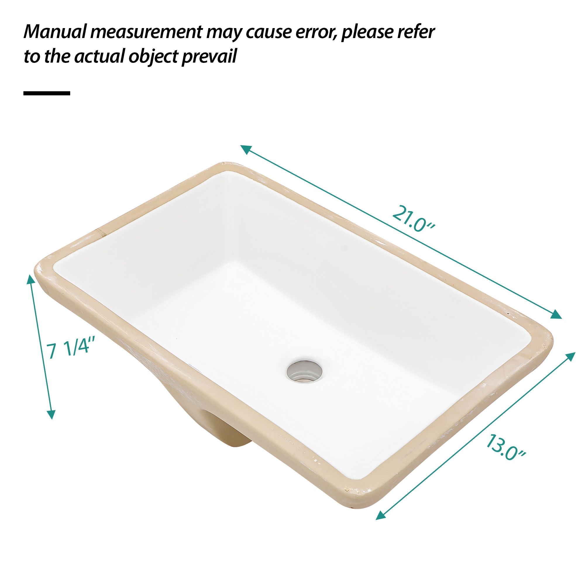 Modern Ceramic Undermount Bathroom Sink With Overflow, High Quality by HouseOfZazla