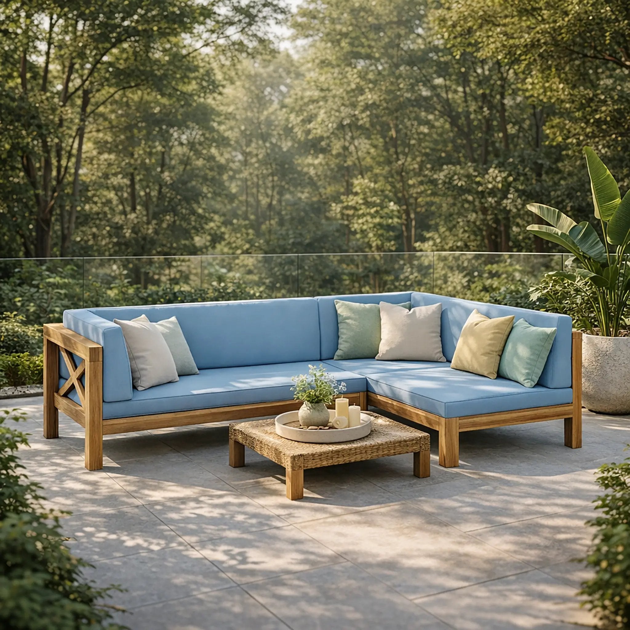 Brava X-Back Left Corner Bench Set of 2 by HouseOfZazla