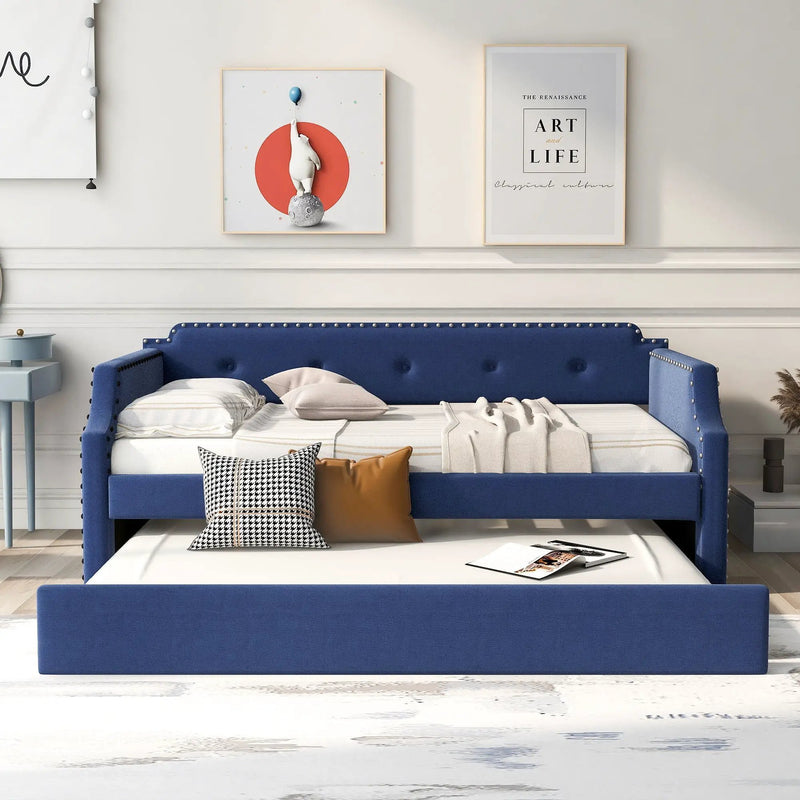 Upholstered Daybed With Trundle by Unique Piece Furniture