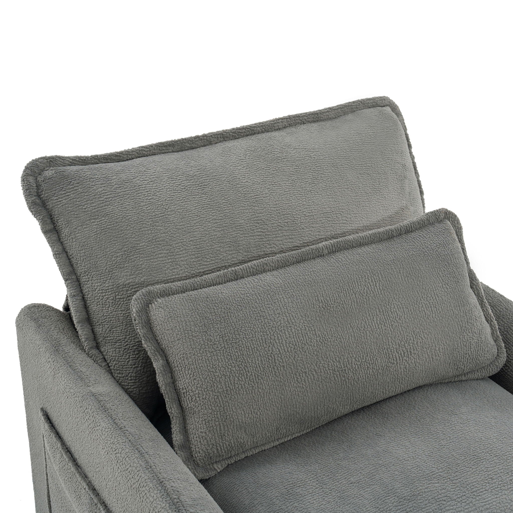 Modern Loveseat Sofa, Upholstered Couch With Side Storage Pockets by HouseOfZazla