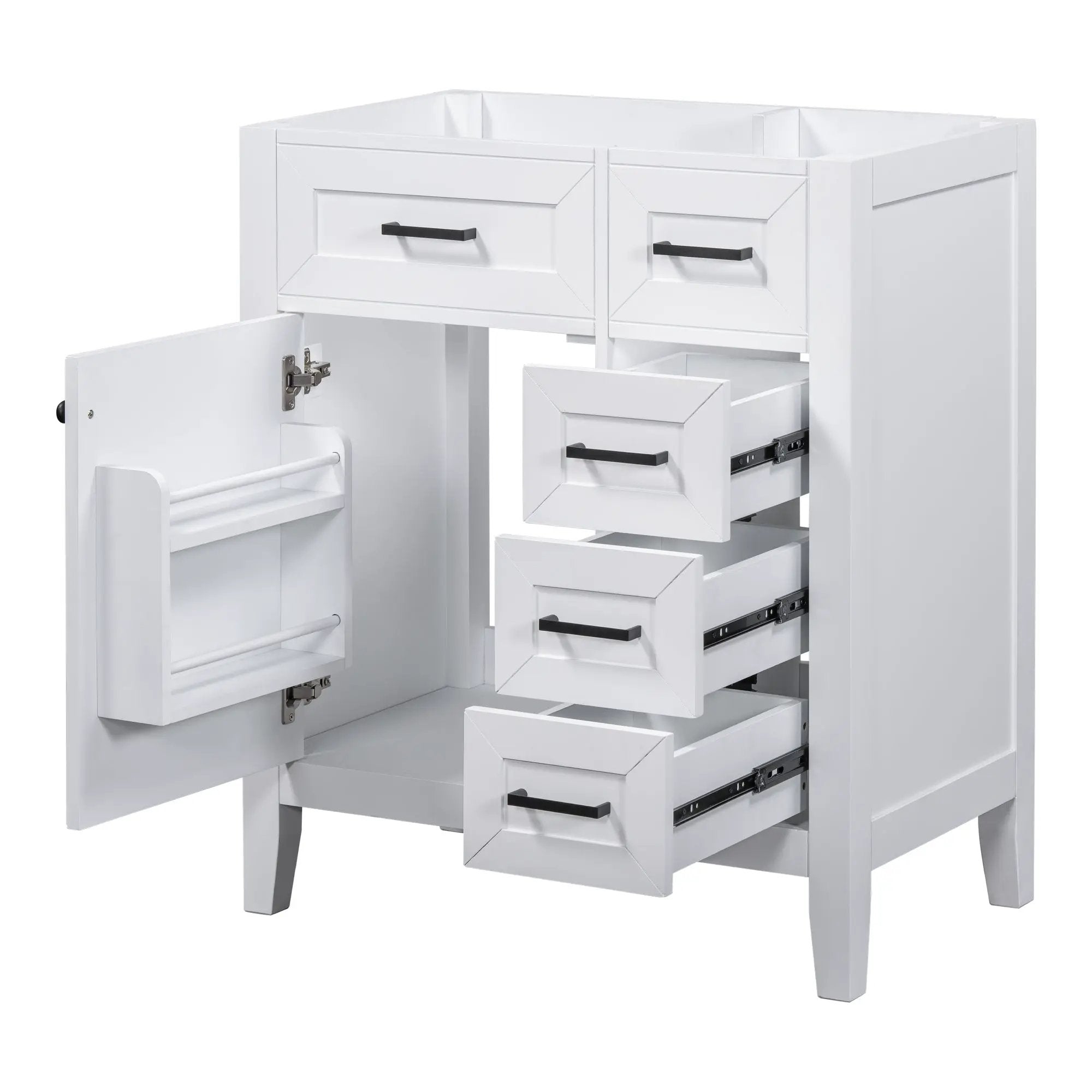 30" Bathroom Vanity Cabinet Base Without Sink by HouseOfZazla