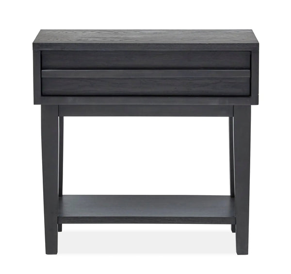 Lindon - Dark Open Nightstand - Coffee Bean