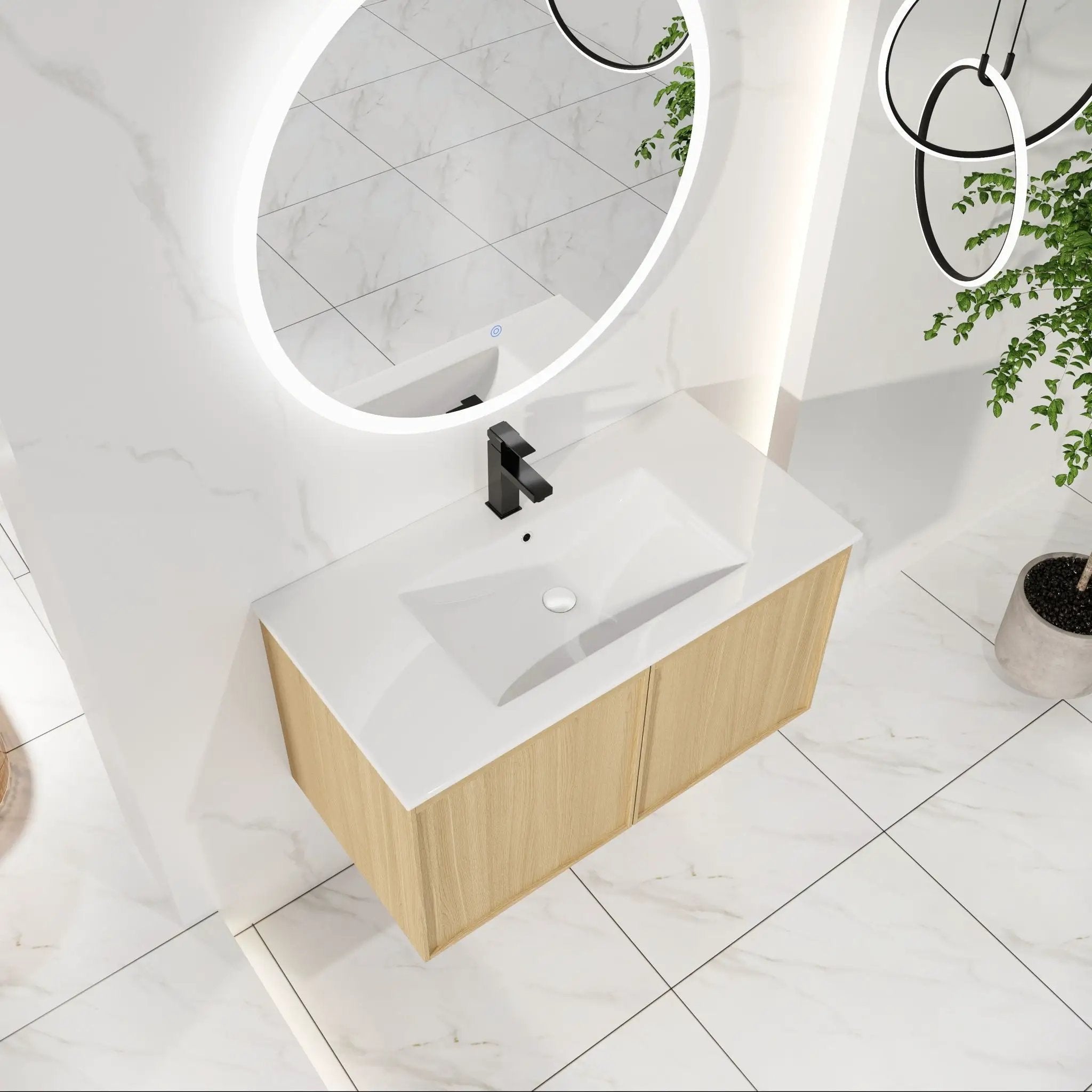 Floating Bathroom Vanity With Sink Combo by Unique Piece Furniture