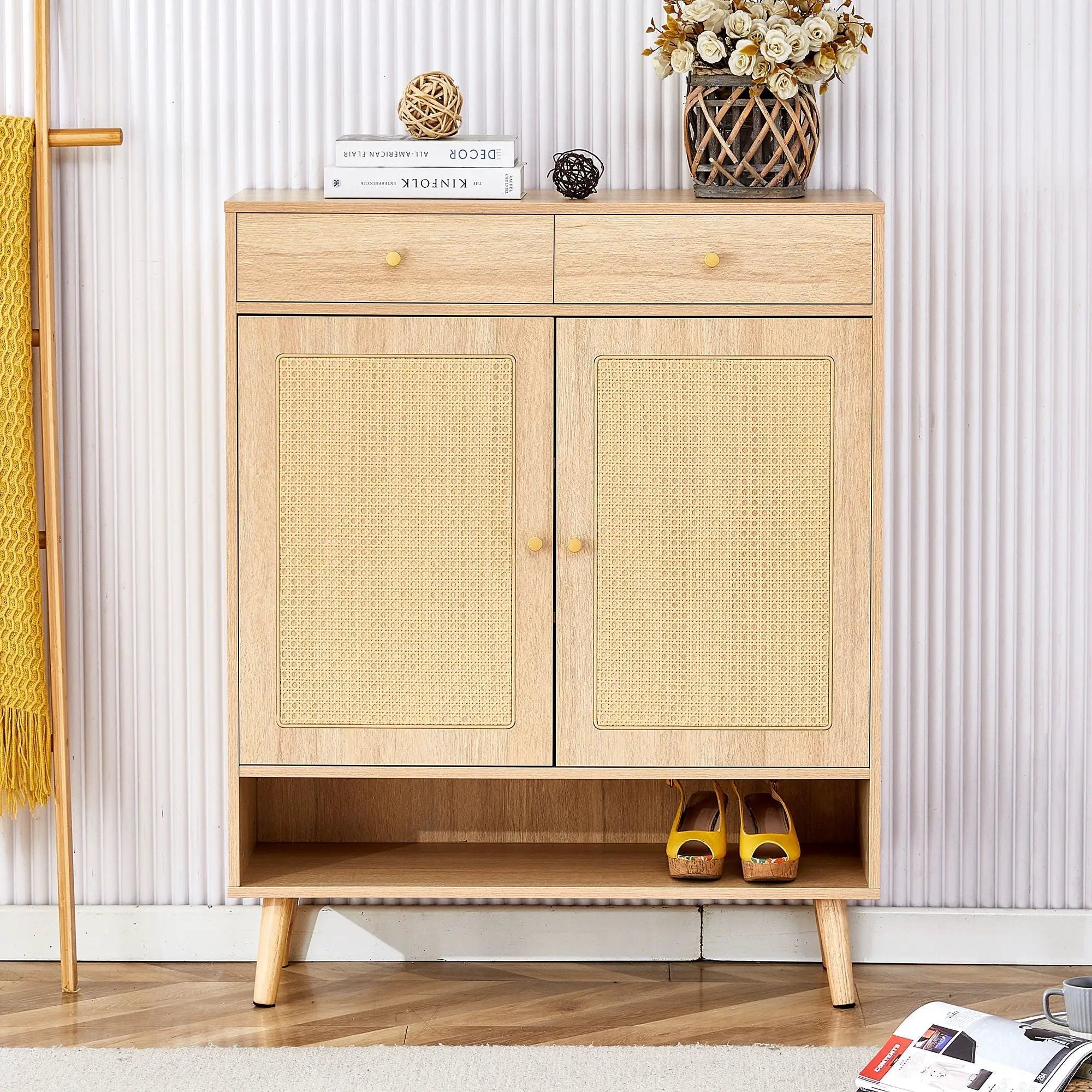 Multifunctional Modern Minimalist Shoe Cabinet by HouseOfZazla