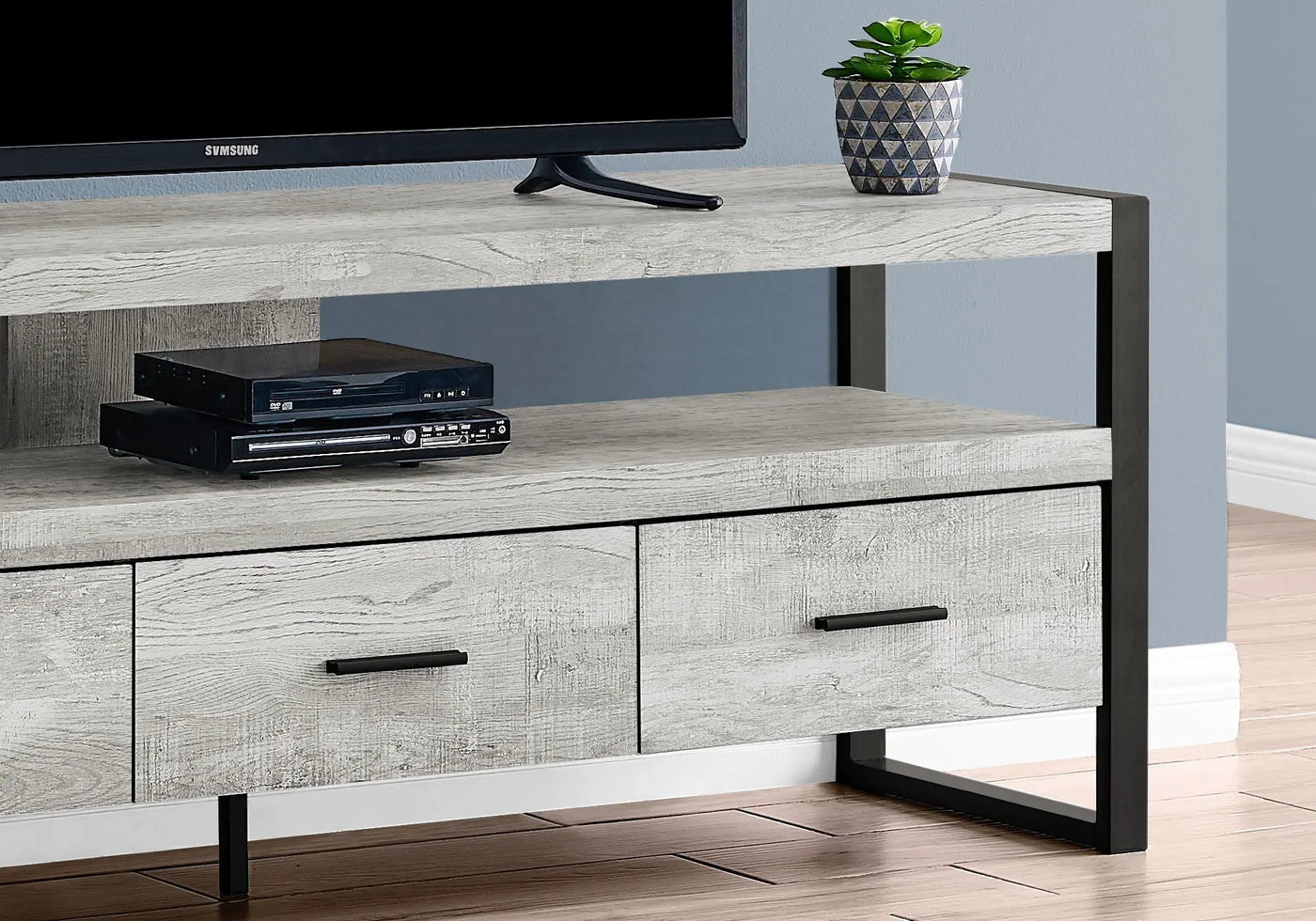 TV Stand, Console, Media Entertainment Center, Storage Drawers, Modern by Unique Piece Furniture