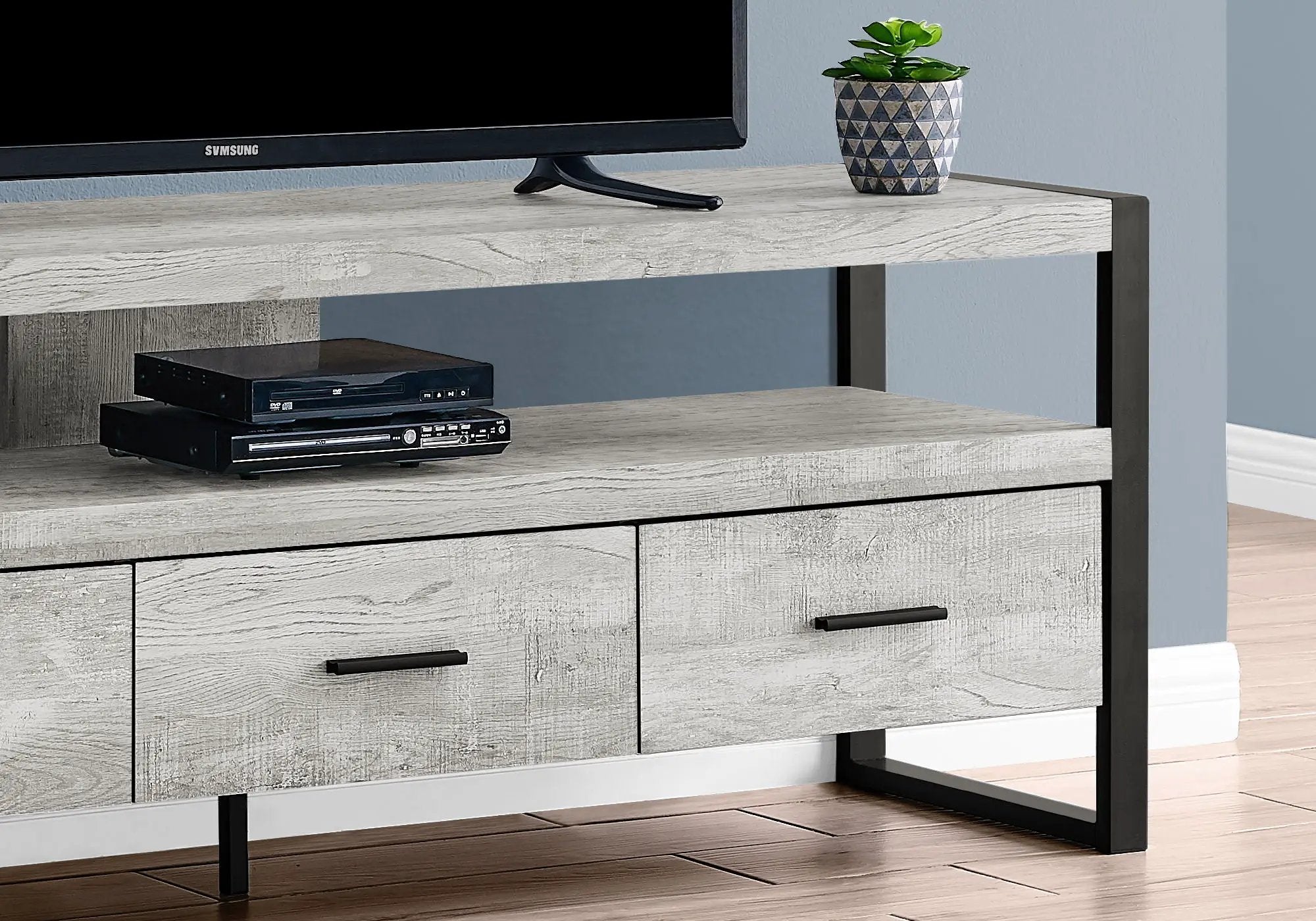 TV Stand, Console, Media Entertainment Center, Storage Drawers, Modern by Unique Piece Furniture