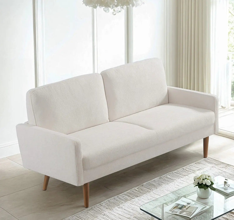 Sofa, European Style With Sleek Design, Modern & Vintage Flair, Upholstered 3 Seater Couch by HouseOfZazla