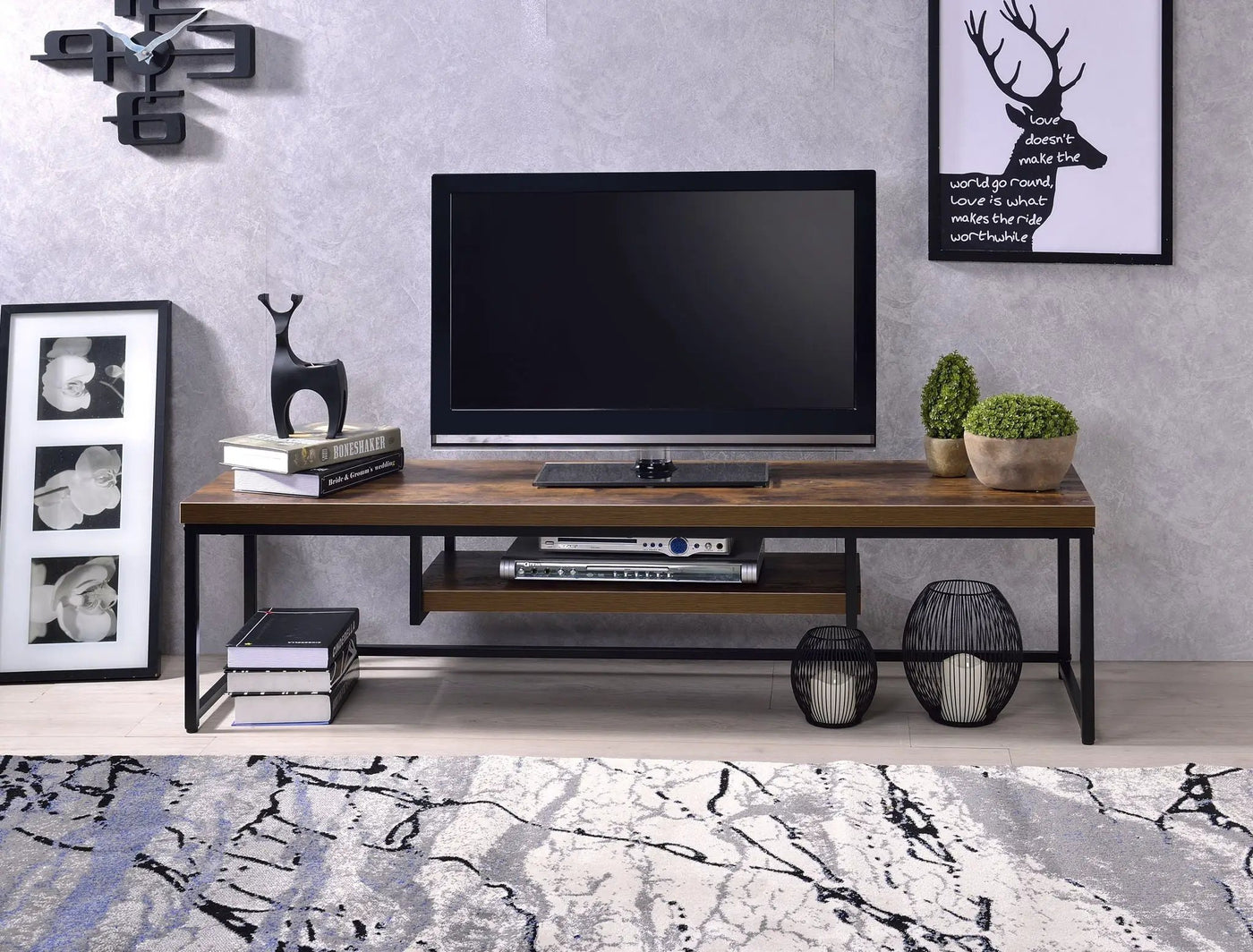 Bob TV Stand, Compact Storage by HouseOfZazla