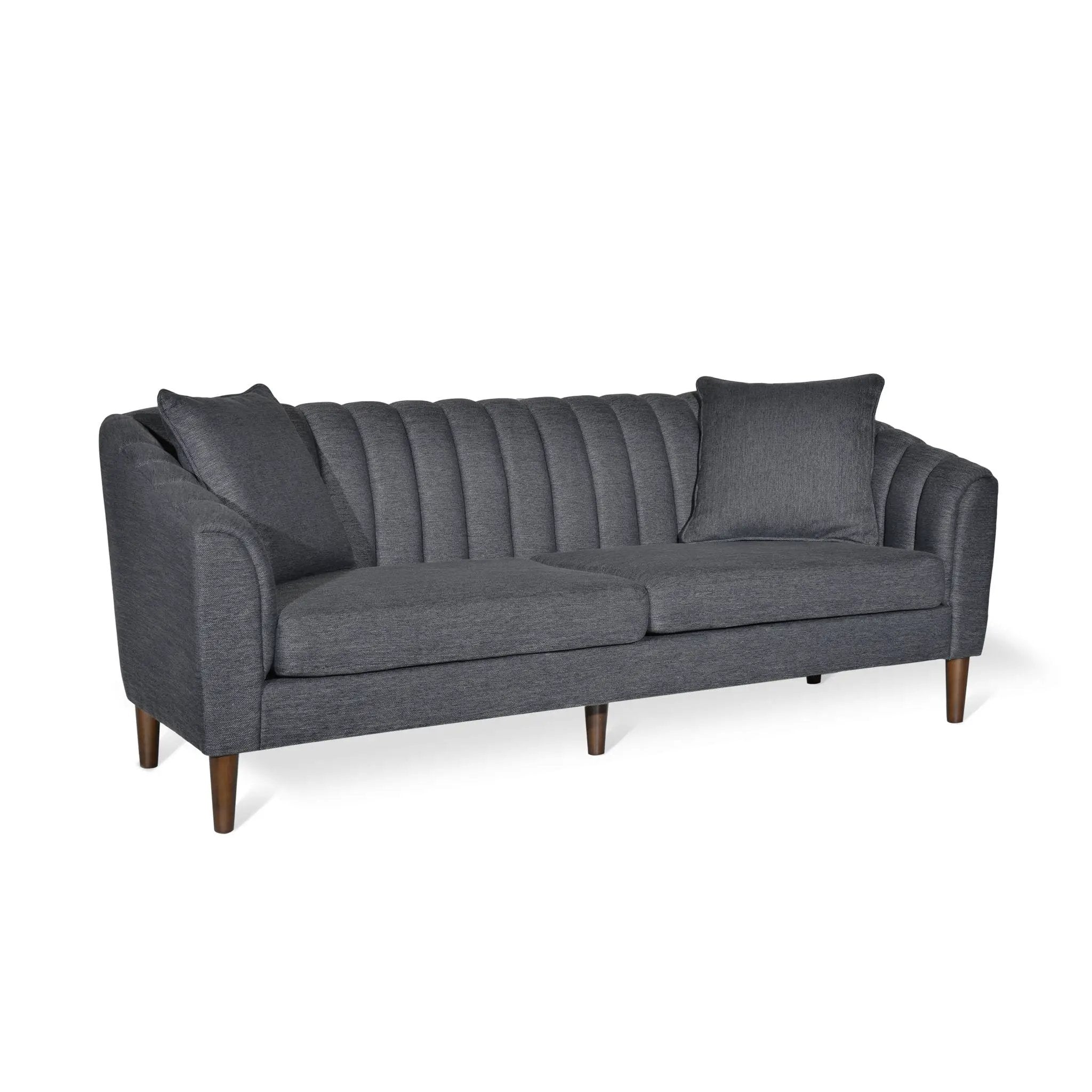 Contemporary 3 Seater Sofa With Accents by HouseOfZazla