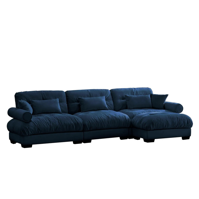 Super Comfort Oversized Modular Sectional Sofa With Movable Ottoman by Unique Piece Furniture