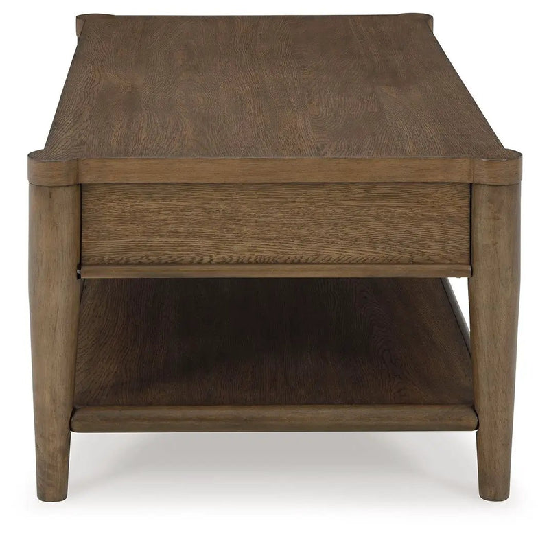 Roanhowe - Rectangular Cocktail Table - Brown by Unique Piece Furniture