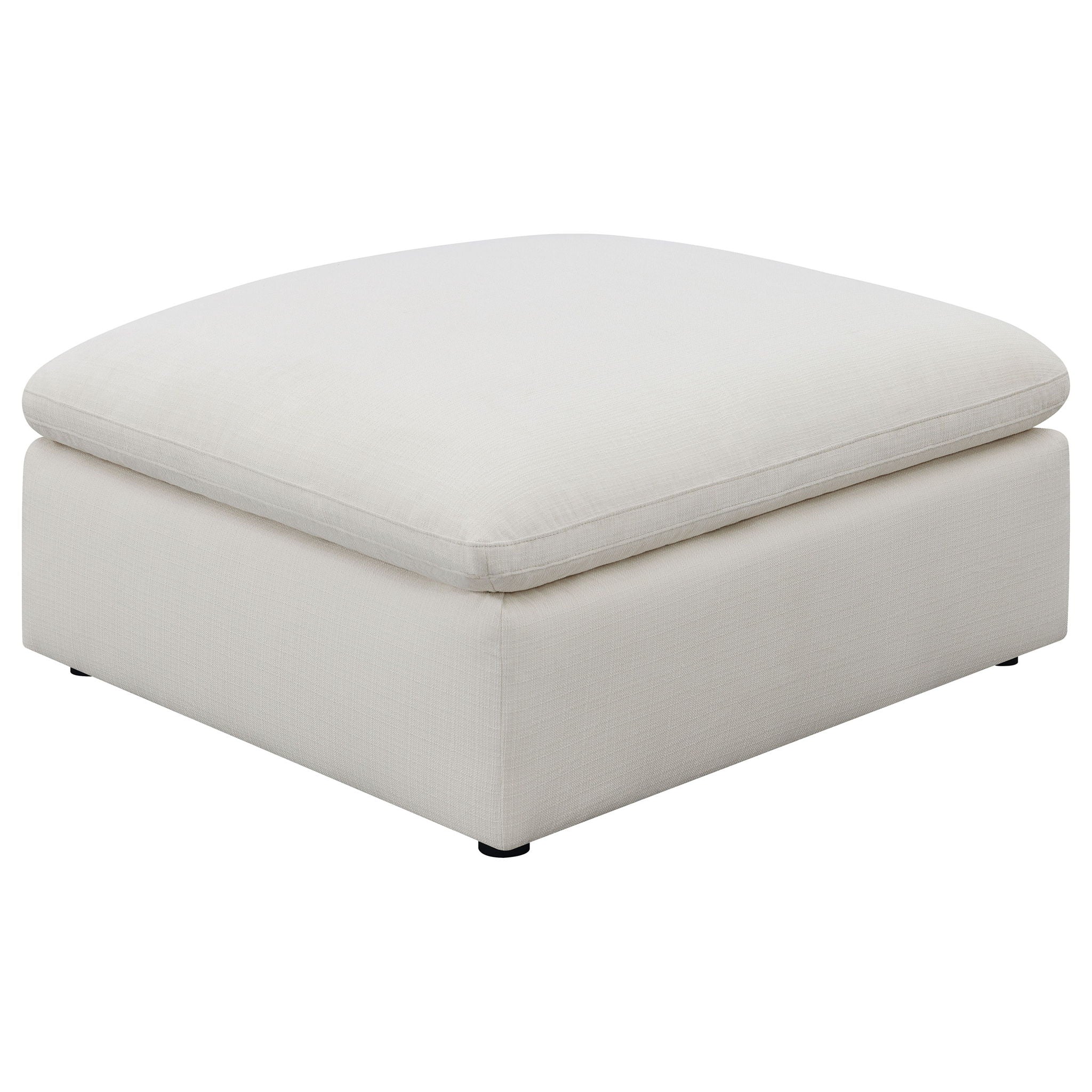 Hobson - Square Upholstered Comfort - Ivory by HouseOfZazla