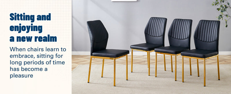4-Piece Set of Premium Seating for Dining by HouseOfZazla
