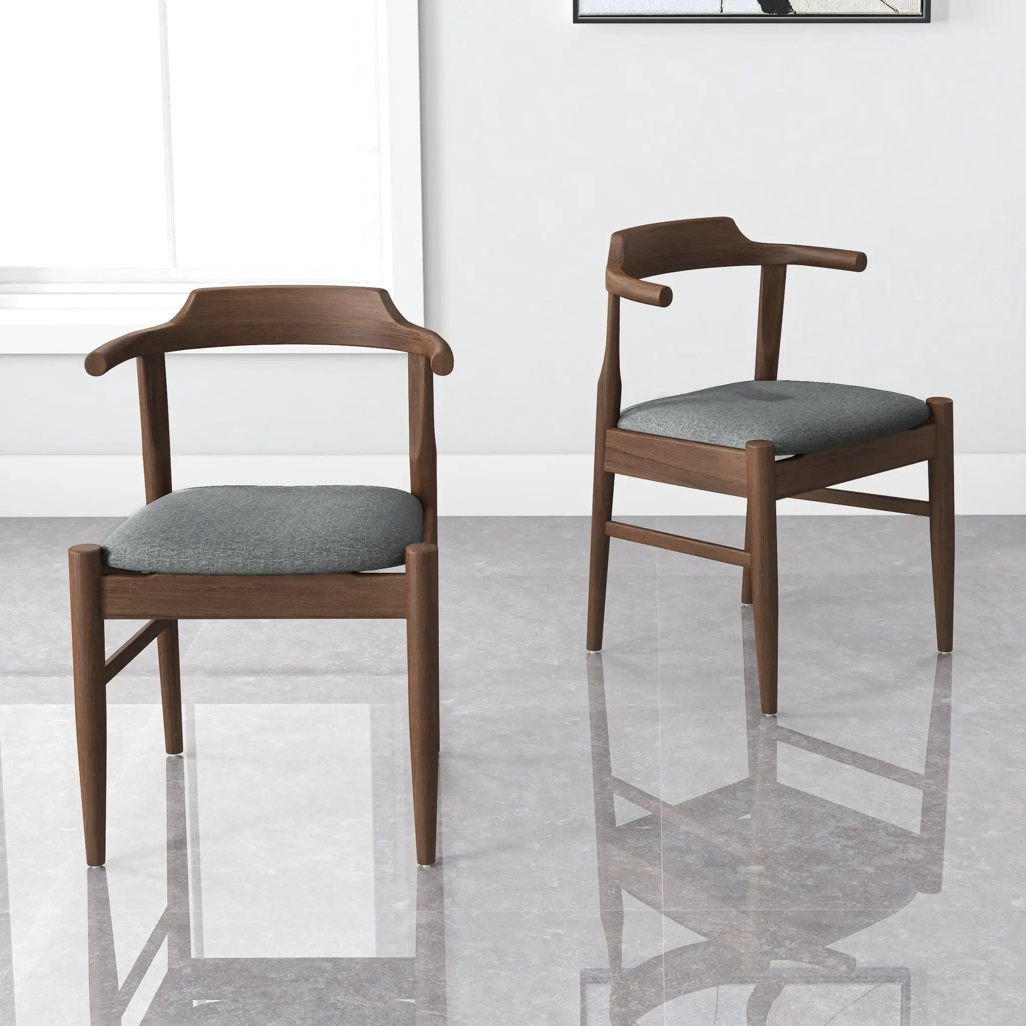 Leon - Mid-Century Modern Dining Chair (Set of 2) by Unique Piece Furniture