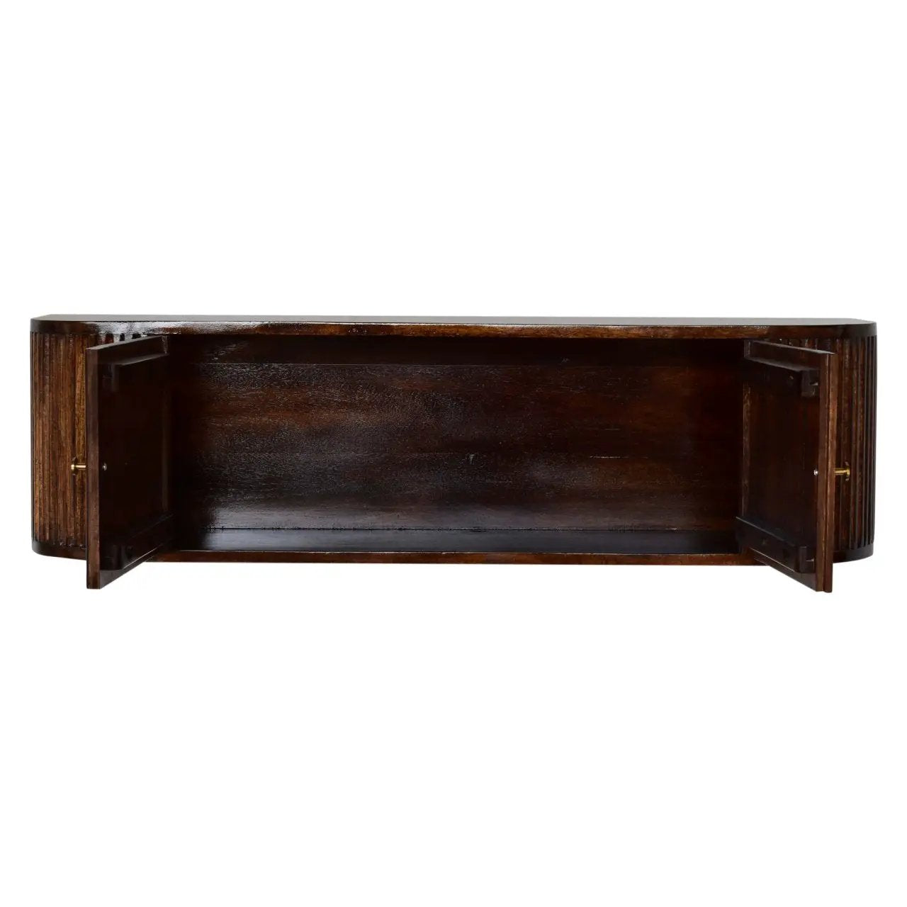 Solid Wood Chunky Chestnut Floating Bedside Table by HouseOfZazla