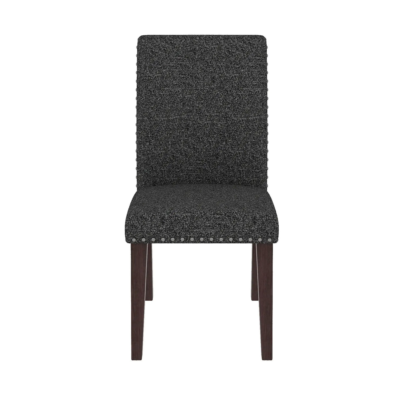Upholstered Dining Chair With High Back Design (Set of 2) by HouseOfZazla