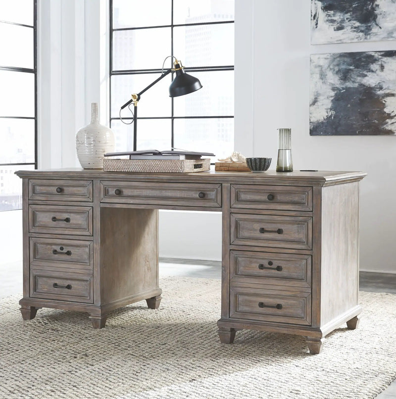 Lancaster - Executive Desk - Dove Tail Gray, photo 4 of 7