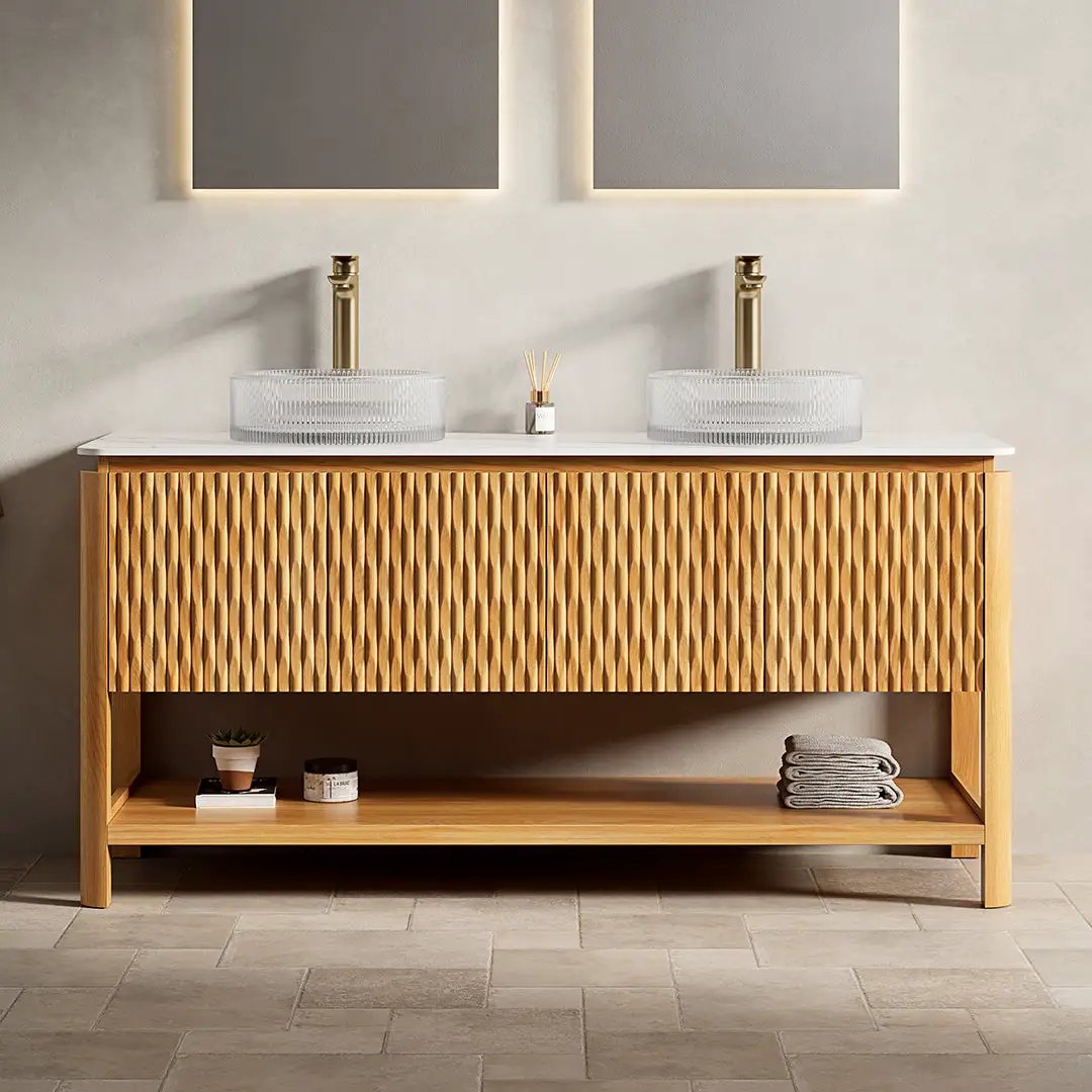 Sharma 60" Bathroom Vanity & Sinks by HouseOfZazla