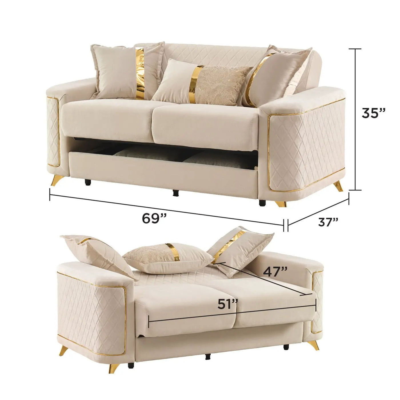Lisa - Living Room Set by HouseOfZazla