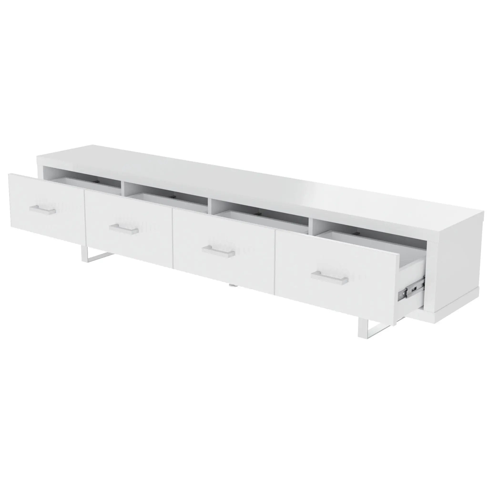 TV Stand With Slatted Drawers by Unique Piece Furniture