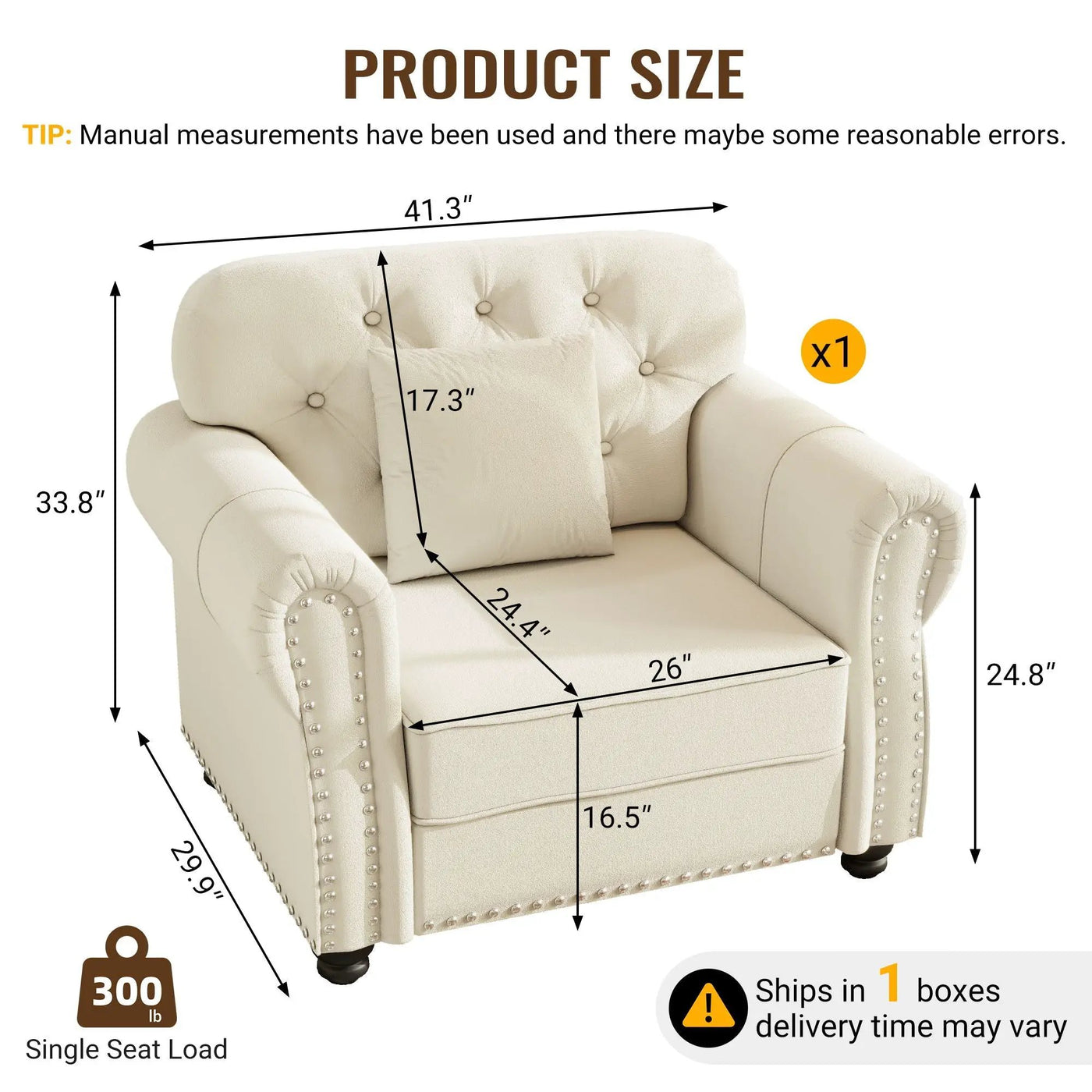 Upholstered Sofa With Nailhead Trim And Rolled Armrests by HouseOfZazla